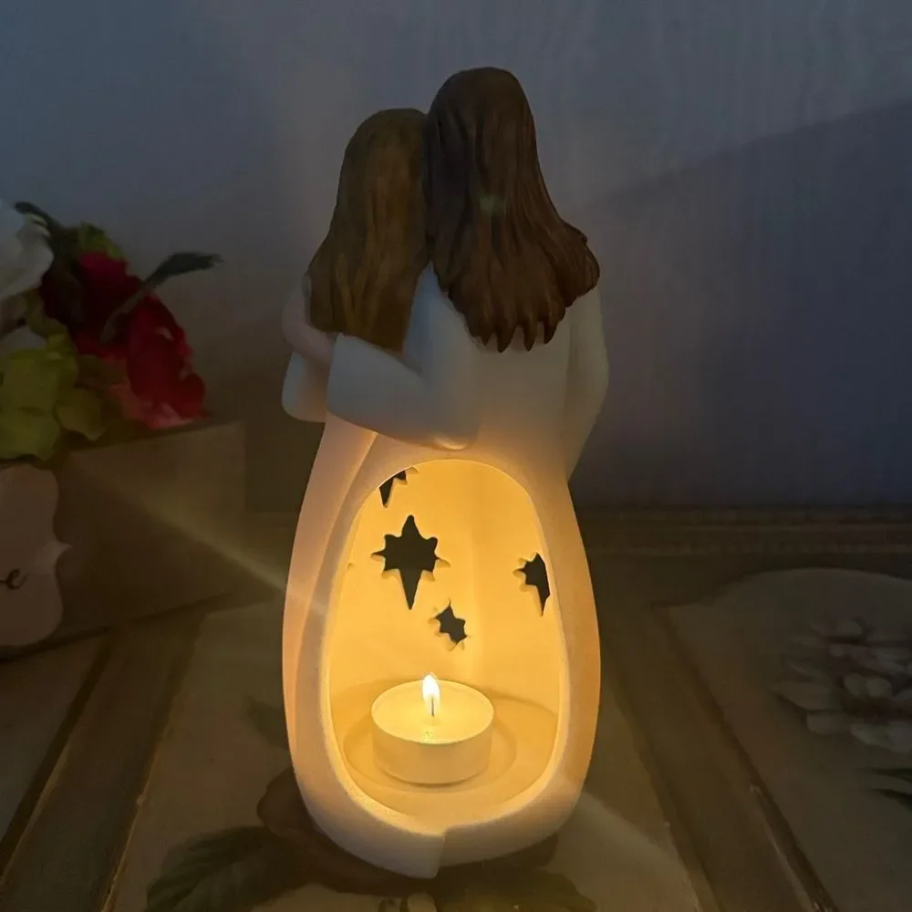 OakiWay Nativity Scene Candle Holder Figurine